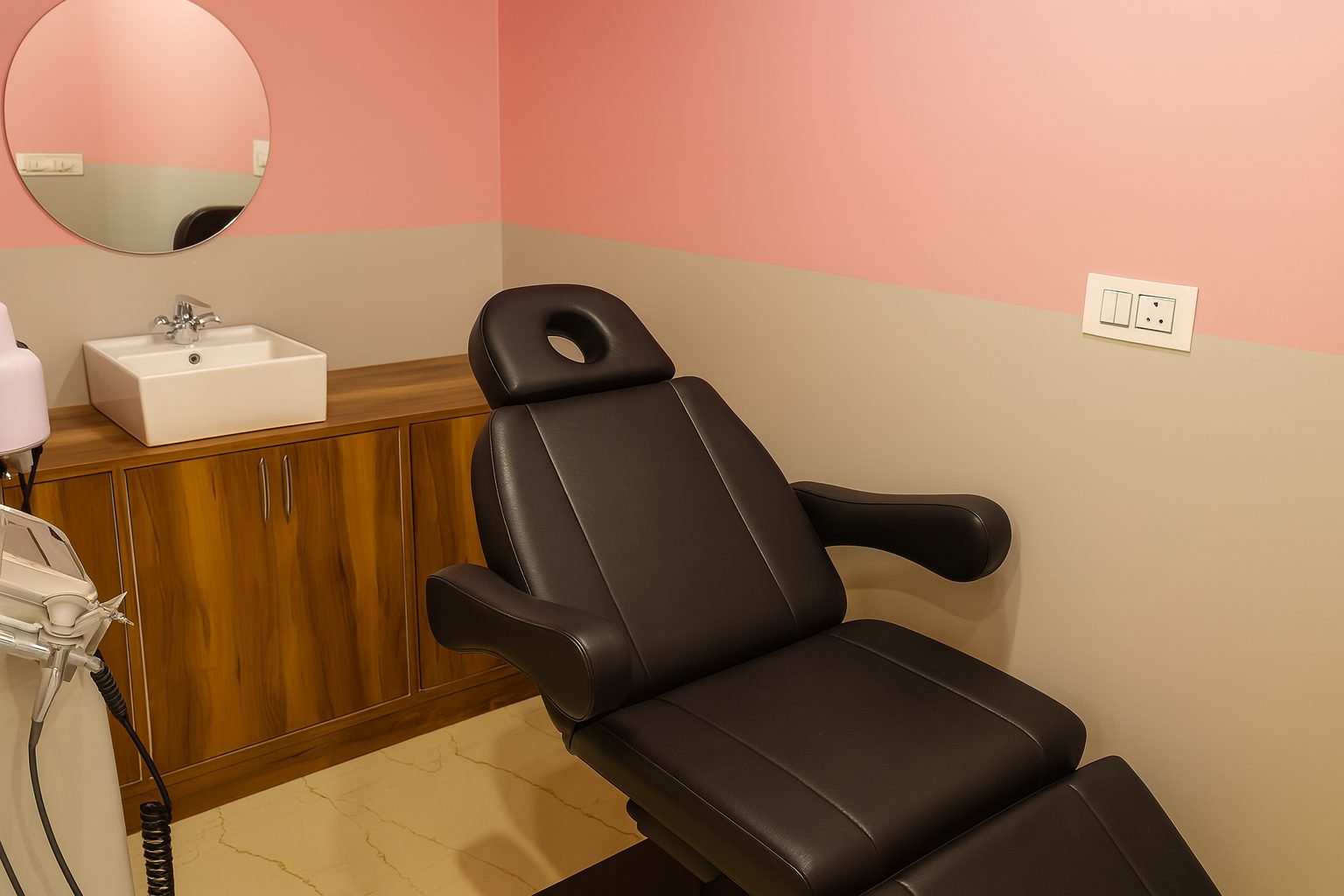 Facial treatment room at Stardom — hydra facial, O3+ facials in Lalpur Ranchi